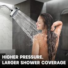 5-Mode High Pressure Shower Head - The Washington Post, NBC News, Today TV Show Recommended - High Flow Fixed Showerheads (4 Inch Chromes) - A - View 7