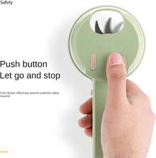 Juego de cortador de verduras eléctrico de mano, mini procesador de alimentos eléctrico multifuncional, triturador de ajo, procesador de alimentos portátil con cepillo para ajo, chile, cebolla, jengibre, apio y carne. - Verde - Ver 5