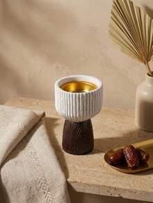 1 件/套 木纹效果树脂烛台,现代简约风格家居装饰摆件,适用于餐桌、婚礼、生日、客厅、玄关、茶室、桌面装饰、高档餐厅、壁炉旁、家庭聚会、开斋节庆祝活动、装饰摆件、瑜伽冥想等场合。 - 多款式 - 查看 6
