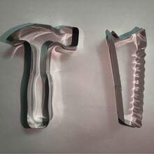 10pcs Dinosaur Shaped Cookie Cutter Set, Baking Mold Fruit & Vegetable Mold Baking Tools - Original Color Of Stainless Steel - View 6