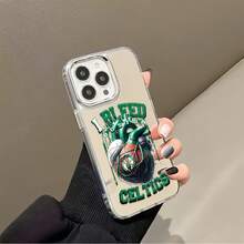El corazón de los Celtics rebosa orgullo bostoniano. Esta elegante funda es compatible con Samsung, Apple, VIVO, OPPO, , Transsion, ,  y Honor. Fabricada en silicona TPU, ofrece protección contra golpes y caídas, además de una sensación superior. Es un regalo ideal para familiares, amigos y seres queridos, y la opción perfecta para San Valentín y Año Nuevo.Funda de teléfono con espejo - Plateado - Ver 2