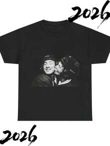 Heated Rivalry Comfort1 Colors1 Shirt, Hockey Friends Photo Tee - Black - View 1