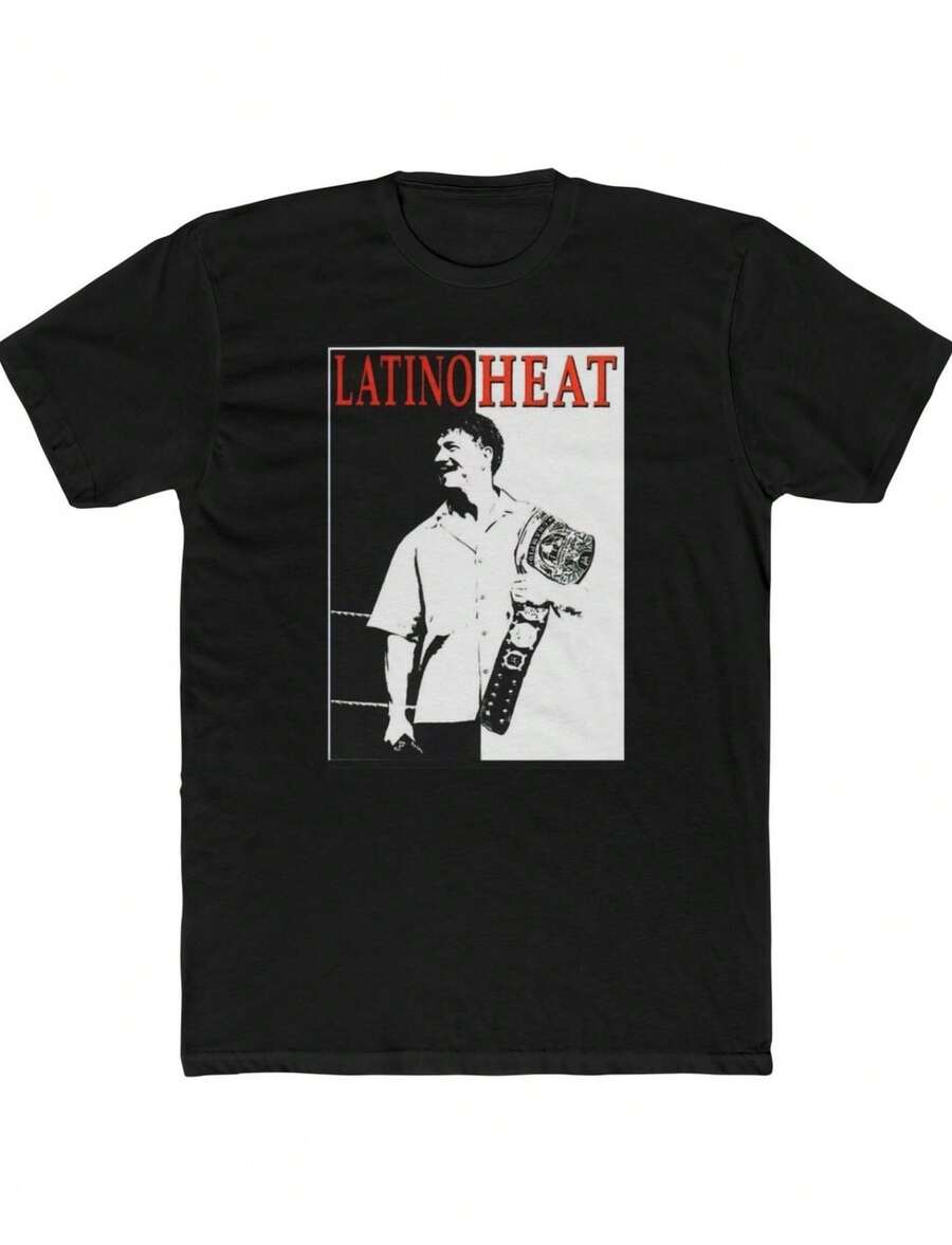 Eddie Guerrero Latino Heat Graphic Tee, Wrestling Fan, WWE T-Shirt - màu đen - Xem 1