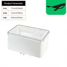 1pc Automatic Fish Feeder With Smart Timing Function, Suitable For Aquarium Auto Feeding, For Fish And Aquarium, Easy To Install And Operate White Feeder - White - View 8