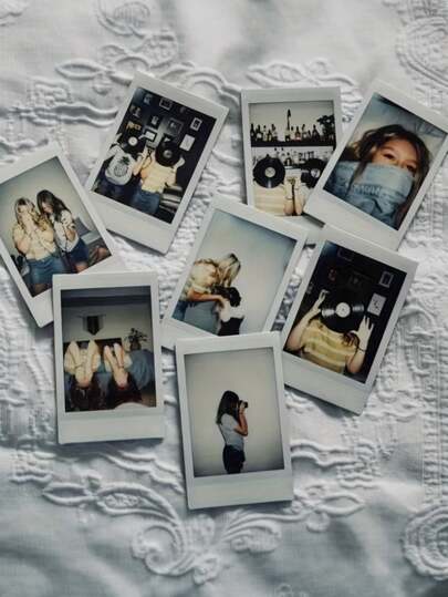 3-Inch Personalized Aurora Camera Style Photo, Suitable For Birthday, Anniversary, Valentine's Day, Compatible With Digital Camera & Smartphone Photos, Frameless, Paper Surface, Ideal For Living Room, Bedroom, Office Decor, Personalized Photo Keepsake, Emotional Memento, Fashionable Display, High-Quality Printing, Family Keepsake, Photo Printing, Photo Customization, Room Decor, Personalized Gift, Photo Frame