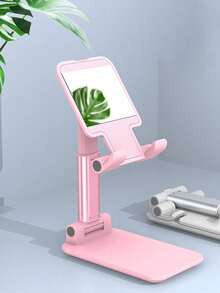 Soporte plegable para teléfono compatible con iPhone, teléfonos Android, regalo para cumpleaños, familia, amigos, accesorios para teléfono - Rosa - Ver 5