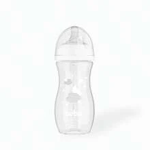 Easy Flow Baby Bottle | Anti-Colic Baby Bottle | Ultrasoft Silicone Nipple | 120ml / 270ml / 330ml | Buba - 白色 - 查看 5