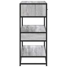 vidaXL Konsolentisch Grau Sonoma 90x35x80 Cm Holzwerkstoff - Grey - View 6