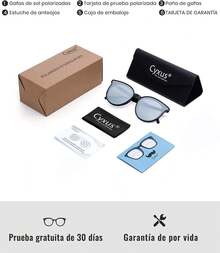 Cyxus Lentes de Sol para Mujeres, Lentes Polarizados Mujeres Lente Retro Protección UV para Conducir, Viajar, Compras - Lente Plata 1945 - Ver 7