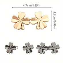 4-Leaf Clover Detachable Buckle Waist Cincher, Adjustable Waist Reducer For Jeans Without Sewing - Multicolor - View 5