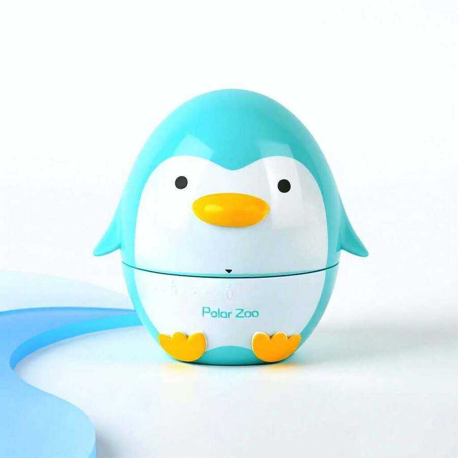 TIMER DE COZINHA PINGUIM - Azul bebê - Visão 1