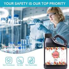 500克/1000克透明UV固化环氧树脂首饰制作套装，快速固化UV活化透明树脂，适用于首饰制作 - 多色 - 查看 3