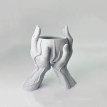 1 chậu cây cầm tay phong cách Wabi-Sabi sáng tạo, thiết kế tối giản kiểu Bắc Âu, thích hợp trồng cây mọng nước, hoa trang trí bàn làm việc văn phòng. - B - Xem 9