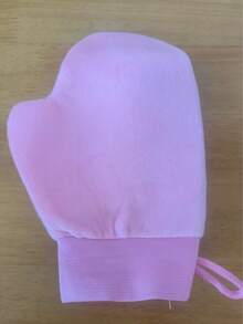 1pc Self-Tanning Glove, Unisex No Sunlight Tanning Glove With Thumb, Double-Sided Velvet Reusable Tanning Glove - Multicolor - View 15