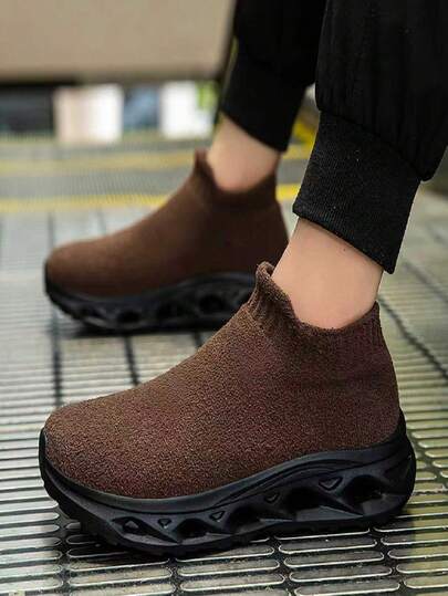 新款休闲纯色流苏装饰运动鞋，春夏户外运动鞋