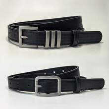 2pcs Women's Casual PU Leather Belt, Suitable For Jeans, Everyday Wear, Spring, Summer, Autumn, Winter - Multicolor - View 6