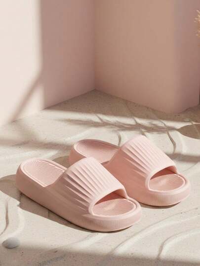 YOUMGL 2026 New Women's EVA Cushioned Slippers, Indoor Home Non-Slip Bathroom Shower Slides, Men's Summer