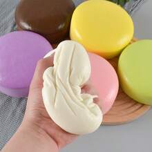 1个长蛋糕造型挤压玩具 - 柔软Q弹玩具 - 解压玩具 - 史迪奇玩具 - 旅行玩具 - 课堂解压玩具 - 迷你洗澡玩具 - 圣诞文具减压球，生日礼物，完美礼物，复活节礼物，圣诞节礼物，万圣节礼物，圣诞礼物，玩具，游戏 - 彩色 - 查看 6