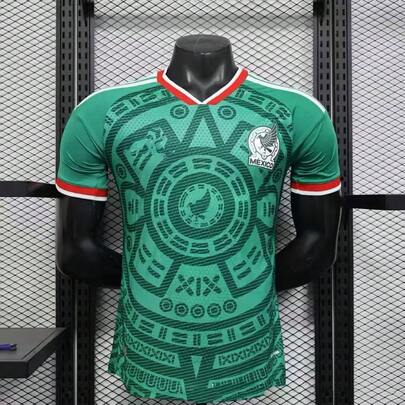 Nueva Camiseta de Fútbol de la Selección Nacional de México 2026, Camiseta de Manga Larga Transpirable para Hombre y Mujer, Camiseta de Entrenamiento