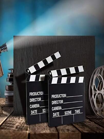 Lightweight Paper Director Board | Classic Movie Props For Film Shots, Parties, Birthdays, Weddings, And Bar Mitzvahs - Ideal For Directors And Actors