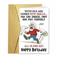 Funny Birthday Cards With Envelopes, Fun Birthday Cards, Text Card Gifts, Holiday Card Gifts - Single Piece - View 7