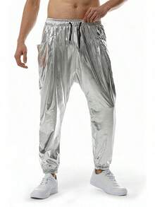 Men Cosplay Clothing - Silver - View 2