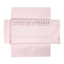 UnionPlus Travel Jewelry Roll, Faux Leather Necklaces Organizer Bag, Elastic Band And Anti-Winding, Petal Pink - KulitKelopakMerah Muda - View 9