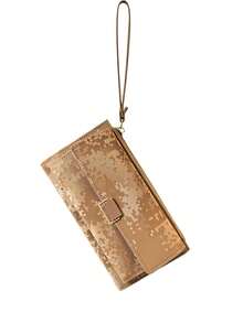 MINGYOU Soft Litchi Grain Handbag & Multifunctional Wallet For Women Money Wallet Purse Wallet Long Wallet Wristlet Wallet - Brown - View 3