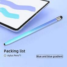 1支橡胶笔尖触控笔，二合一电容式触控笔，高精度高灵敏度通用触控笔，适用于智能手机、平板电脑、笔记本电脑 - 彩色 - 查看 8