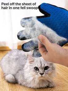 Pet Deshedding Glove, Cat Grooming Glove, Cat Hair Remover, Pet Massage Glove, Cat Bathing & Grooming Glove, Gentle Deshedding Brush, Suitable For Dogs And Cats - Massage Stimulates Circulation - Easy To Use And Clean - Multicolor - View 10