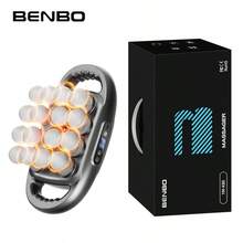 BENBO 16头按摩枪，深层组织按摩，适用于背部、肩部、颈部、腿部、足部，9种模式30种强度，有效缓解肌肉疼痛。 - 純色 - 查看 9