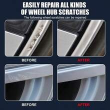 汽车轮毂划痕修复套装，一站式解决划痕、锈蚀和褪色问题！包含轮毂翻新抛光工具和专用修复膏。 - 除鏽劑+拋光海綿套裝 - 查看 7