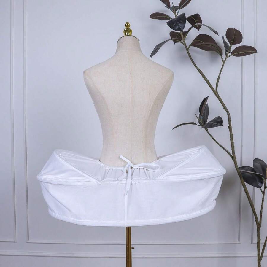 New Rococo Style Ruffled Petticoat, Short, Voluminous Skirt With Boning, Perfect For Cosplay, Lolita Fashion, And Historical Costume. - Multicolor - View 1