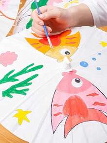 1 件，DIY 彩绘白色纸伞，新娘阳伞，婚礼装饰创意礼物，生日礼物，婚礼摄影道具，派对装饰用品 - 白色 - 查看 3