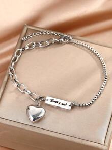 Aomogo 18k 镀金简约链条和心形设计脚链，防过敏珠宝，夏季度假配饰 - 腳鍊 - 查看 6