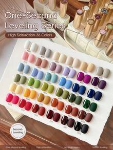 1瓶15毫升凝胶指甲油 - 持久亮泽，高饱和度光泽，坚固耐用，适合美甲沙龙DIY，女士美甲礼物 - 彩色 - 查看 4