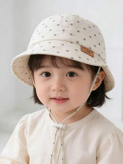 1pc New Cute Floral Princess Hat, Baby Hat Spring New Ear Protection Beanie, Toddler Boys Girls Sun Protection Outdoor Hat, All Season
