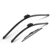 Replacement Windshield Wiper Blades For 2003-2008 5 Series Hatchback, 22" + 16" + 11" - Premium All-Weather Front And Rear Wiper Blade Set (3 Pieces) - For Fiesta 5 - View 3