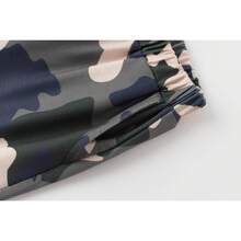 Adolescent 2 Piece Fall Sweatsuit - Long Sleeve Twist Front Shirt Wide Leg Pants Set - No Camo - View 6