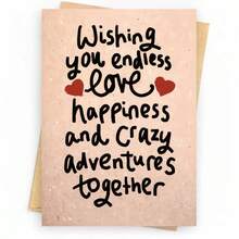 1 Pc Wedding Card, Congratulations Card, Toast, Happy Couple (Including Envelope), Small Business Supplies, Thank You Card, Birthday Gift, Card, Unusual Items, Gift Card - Single Piece - View 10