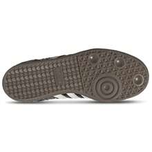 Adidas Samba OG Silver Metallic Cracked Leather Women's JR0035 | Retro Heritage Style, Timeless Silhouette - 黑與白 - 查看 9