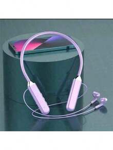 新款运动跑步颈挂式无线耳机 TWS 蓝牙耳机，LED 显示屏，高品质立体声耳机 - 彩色 - 查看 10