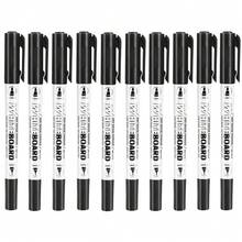 10支装双头白板笔 - 可擦写、颜色鲜艳、易于清洁，适用于白板、黑板、玻璃、汽车车窗及其他可擦写表面 - 套裝 - 查看 12