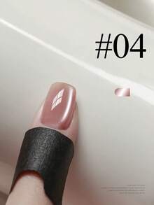 12毫升 冬春美甲 情人节冰透粉色缎面玻璃珠猫眼凝胶指甲油 2026 裸粉色玻璃珠猫眼美甲美白流行当季美甲用品 - 彩色 - 查看 8