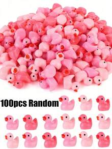 100/50/20/10/1 chiếc Vịt hồng mini bằng nhựa, thích hợp làm quà tặng Ngày Valentine, trang trí, đồ chơi, đồ thủ công DIY, trò đùa, quà tặng tiệc tùng, tượng động vật, trang trí bảng điều khiển ô tô, quà sinh nhật, đồ dùng tiệc tùng - A - Xem 10
