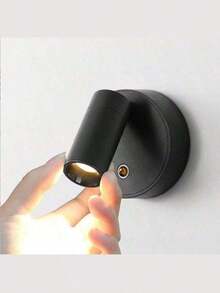 Rechargeable Touch Sensor Wireless Wall Lamp, Metal Material, 3 Adjustable Colors, No Wiring Needed, Suitable For Living Room, Bedroom Entrance, Room, Living Area And Office Decoration - Multicolor - View 10