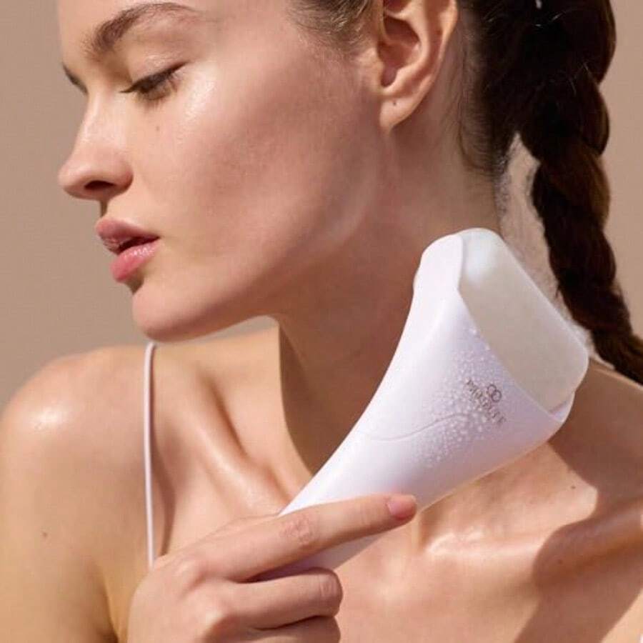 The Ice Roller By Project E Beauty Cryotherapy Treatment Facial Massage Reduce Under Eye Puffiness Dark Circles Muscle Soreness Pain Relief Redness - As Pic - View 1