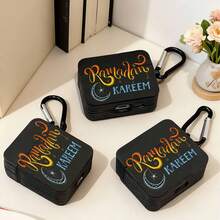 斋月蓝牙耳机保护套，适合作为礼物送给朋友、男友、家人 - 黑色 - 查看 1