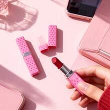 Fashion Women's Lipstick Lighter Open Flame Portable Refillable Gas Lighter - 粉紅色 - 查看 10