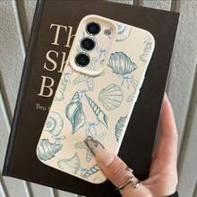 1 carcasă de telefon la modă, din material TPU, cu design de fundă oceanică, compatibilă cu Samsung/A05s/A12/A13/A14/4G/A15/A21s/A23/A25/A32/5G/A34/A35/A50s/A51/A52/A53/A54/A55/A71/A72/A73/S10/S20FE/S20Ultra/S21Ultra/S22/S22Plus/S23/S24, Redmi/10C/12C/Note10/11/12/13/ProPlus/Note8/9Pro, husă de protecție moale, rezistentă la șocuri, pe întregul corp - alb - Vizualizare 1